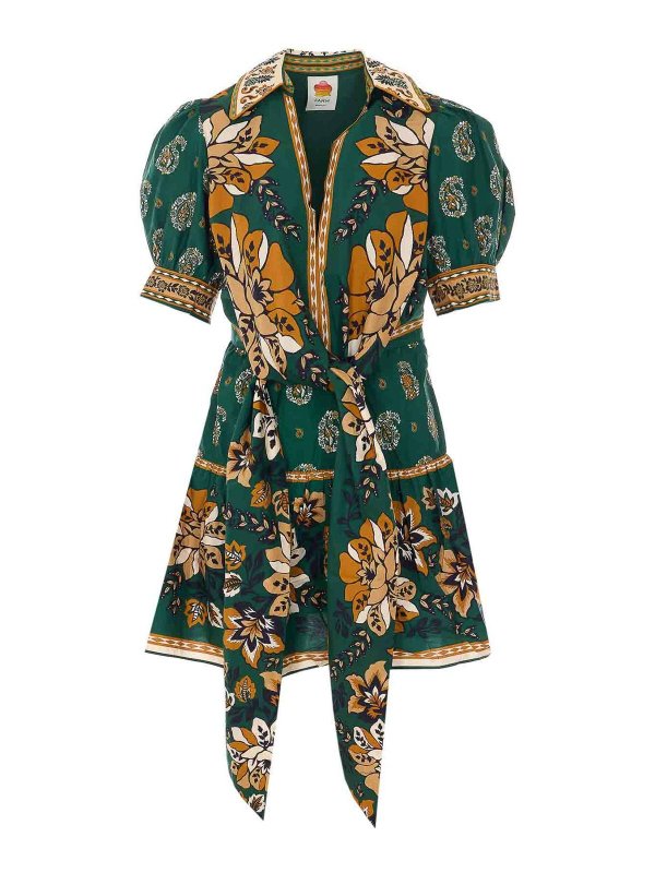 FARM RIO: ショートドレス - ショートドレス - 緑