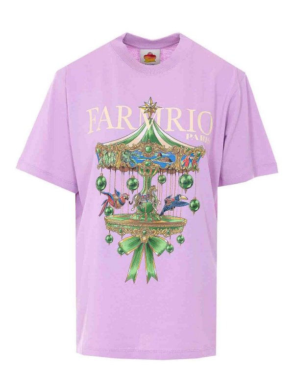 FARM RIO: t-shirts - Lilac Paris Skating T-Shirt