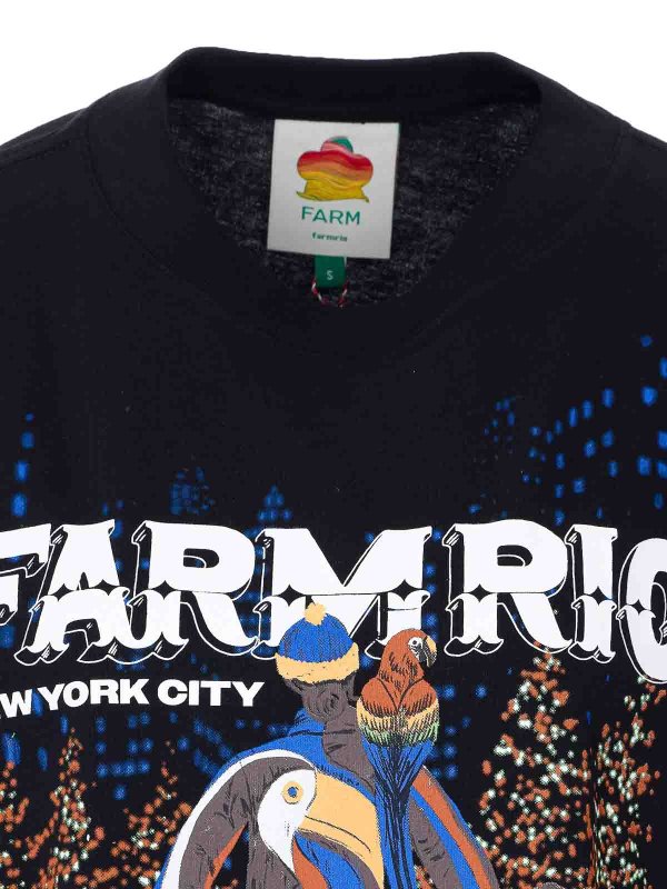 T-Shirt - Schwarz Replica 
online: FARM RIO
