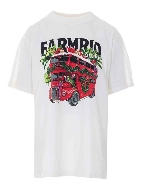 FARM RIO: Camisetas - Camiseta - Blanco