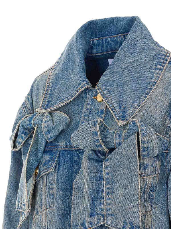 The Best Shops GANNI: デニムジャケット - デニムジャケット - ブルー