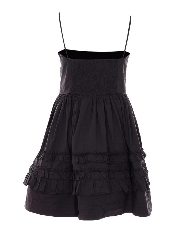 GANNI: ショートドレス online - ショートドレス - 黒