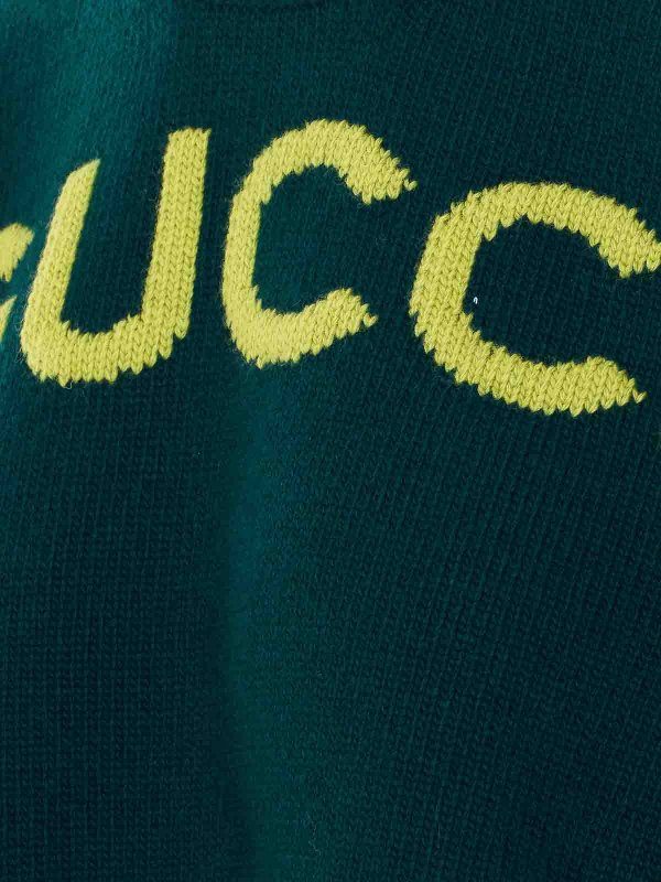 The Best Shops GUCCI: crew necks - Green Sweater
