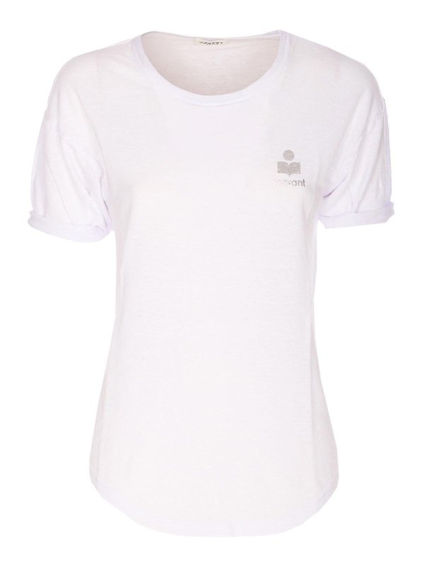 Isabel Marant Etoile: Camisetas - Camiseta - Blanco