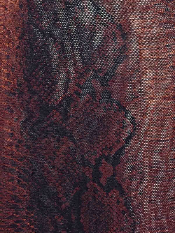 The Best Shops JEAN PAUL GAULTIER: Turtlenecks & Polo necks - Red Python Dress