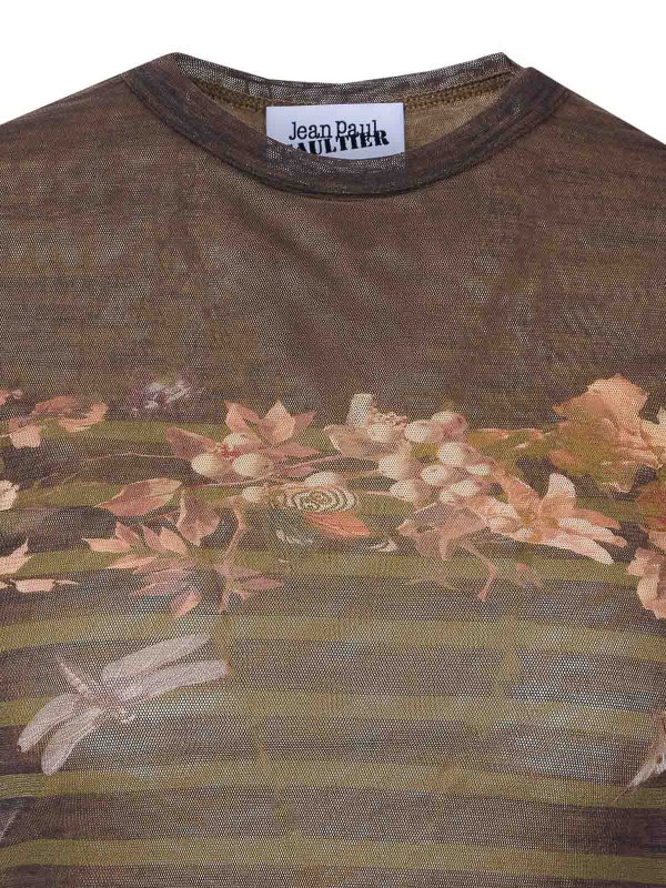 クルーネック - 緑 Replica 
online: JEAN PAUL GAULTIER