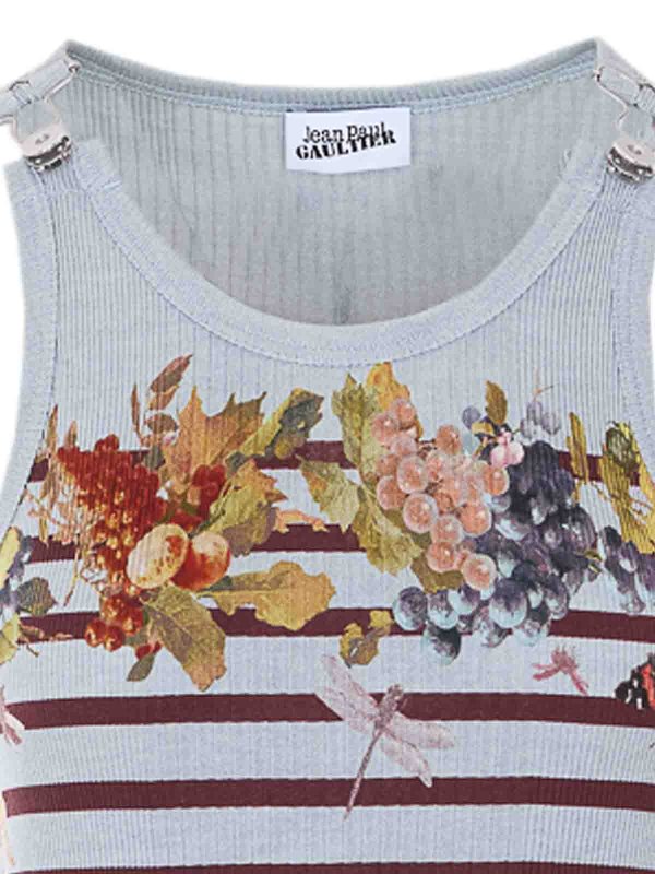 膝丈ドレス - ブルー Replica 
online: JEAN PAUL GAULTIER