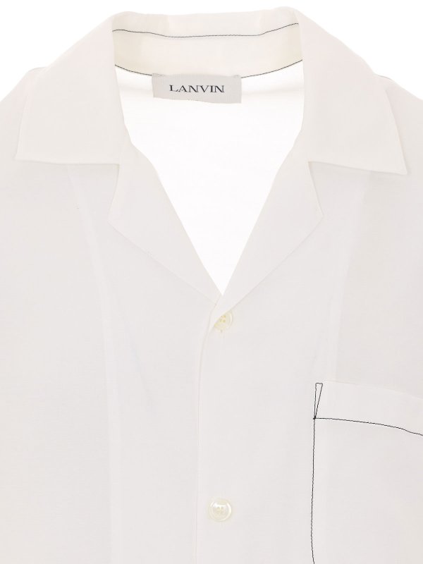 Camisa - Blanco shop online: LANVIN