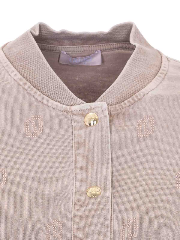 レザージャケット - ベージュ shop online: Liu Jo