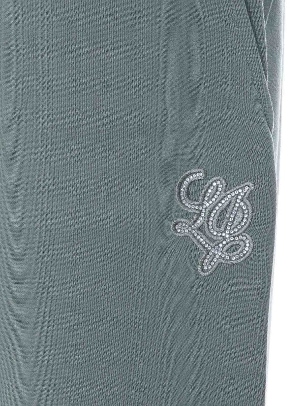 The Best Shops Liu Jo: pantaloni sport - Pantaloni sportivi verde militare