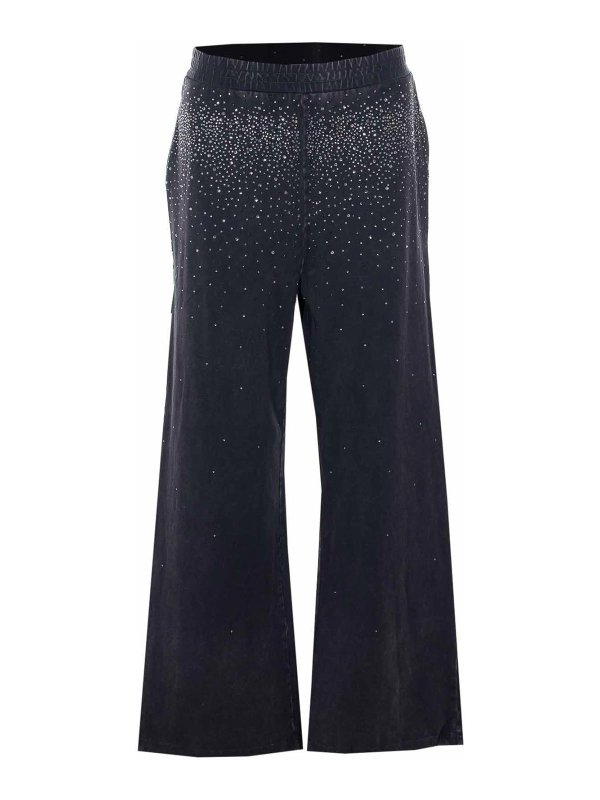 Liu Jo: カジュアルトラウザー - カジュアルパンツ - 黒