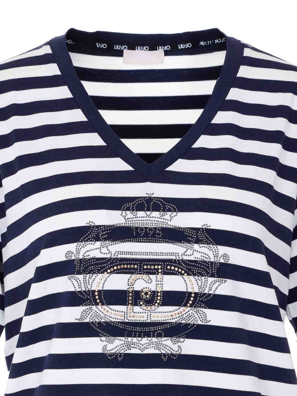 Camiseta - Azul Replica 
online: Liu Jo