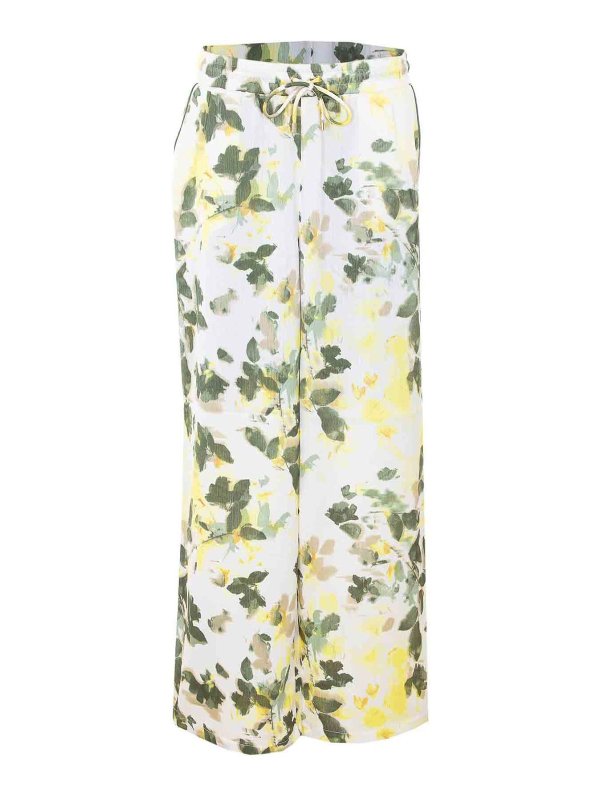 Liu Jo: カジュアルトラウザー - カジュアルパンツ - 緑