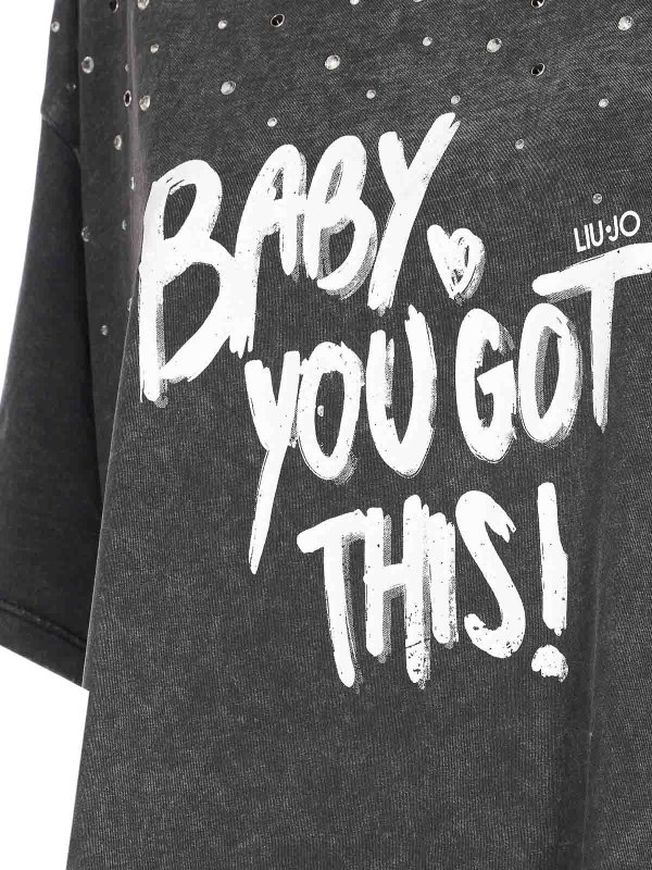 The Best Shops Liu Jo: Camisetas - Camiseta - Gris