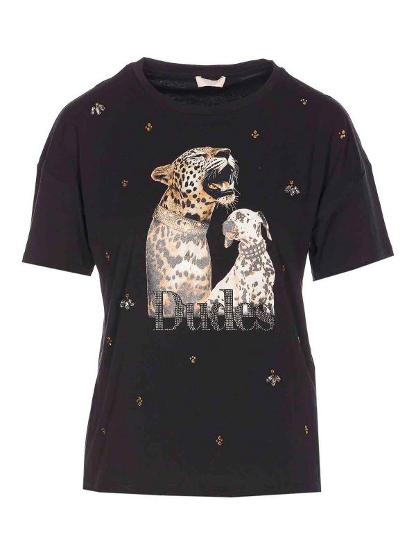 Liu Jo: t-shirt - T-shirt  nera