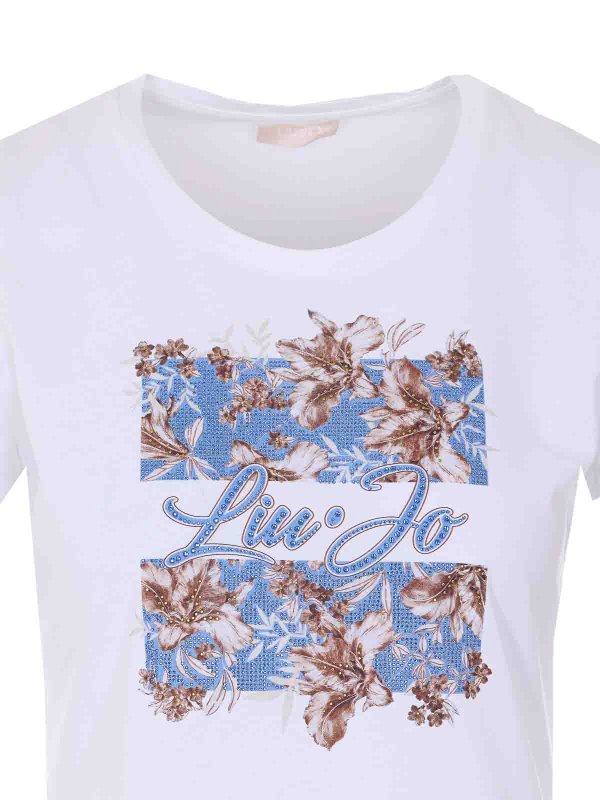 Camiseta - Blanco Replica 
online: Liu Jo