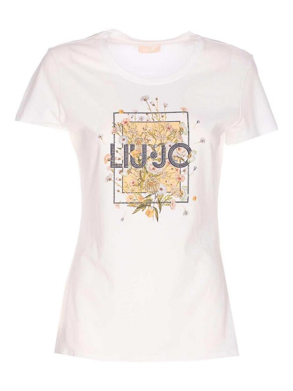 Liu Jo: Camisetas - Camiseta - Blanco