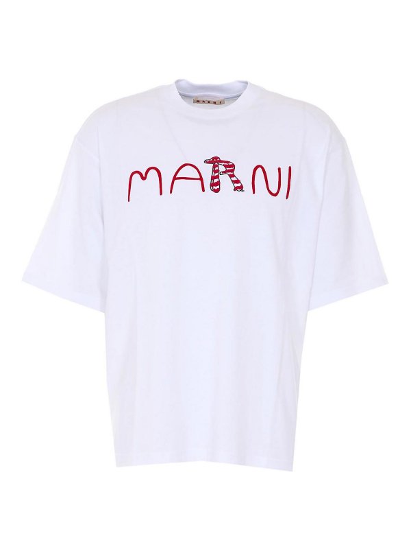 Marni: t-shirts - Animal Alphabet T-Shirt