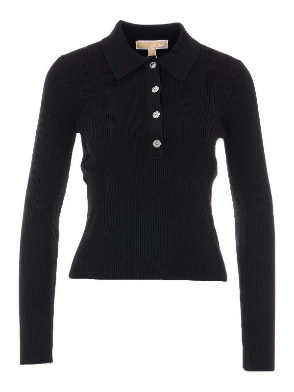 Michael Michael Kors: クルーネック - クルーネック - 黒