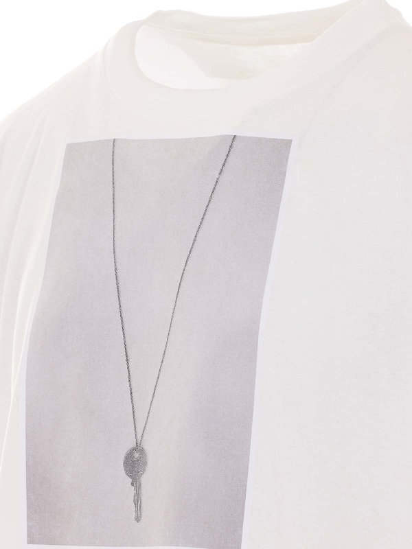 The Best Shops MM6 MAISON MARGIELA: Camisetas - Camiseta - Blanco