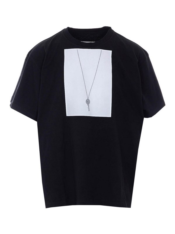 MM6 MAISON MARGIELA: T-shirts - T-Shirt - Schwarz
