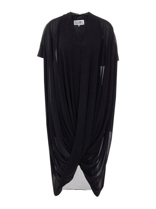 MM6 MAISON MARGIELA: Robes courtes - Robe Courte - Noir