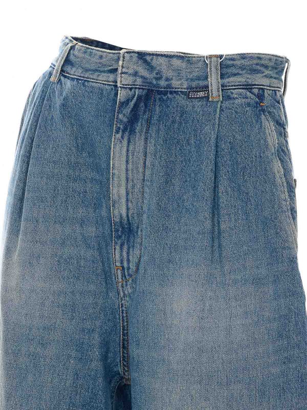 The Best Shops MM6 MAISON MARGIELA: ストレートジーンズ - ストレートジーンズ - ブルー