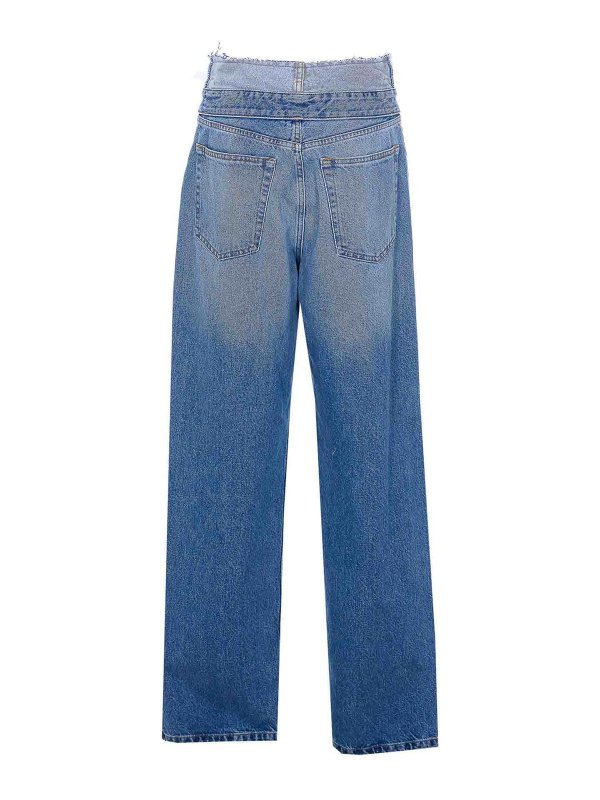 MM6 MAISON MARGIELA: ストレートジーンズ online - ストレートジーンズ - ブルー