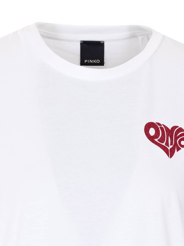 Camiseta - Blanco shop online: Pinko