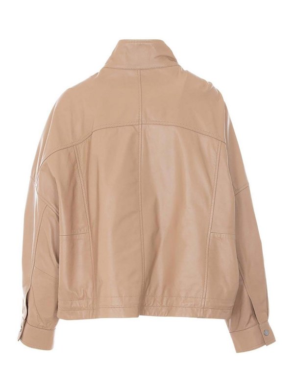 Pinko: レザージャケット online - レザージャケット - ベージュ