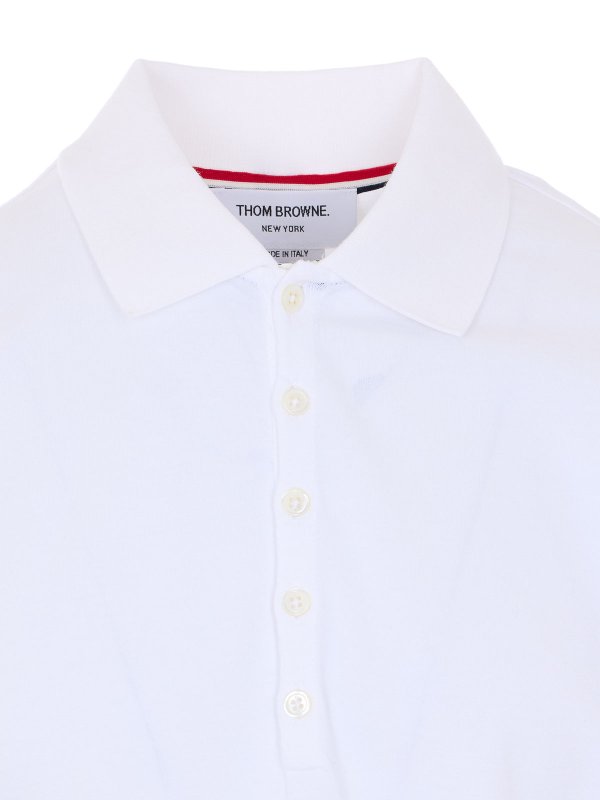 Polo - Blanco shop online: THOM BROWNE