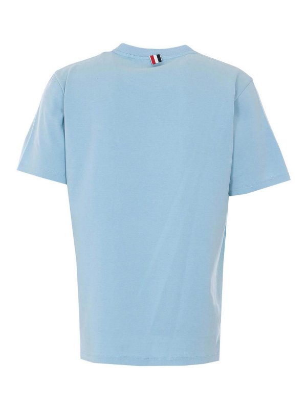 THOM BROWNE: Camisetas online - Camiseta - Azul
