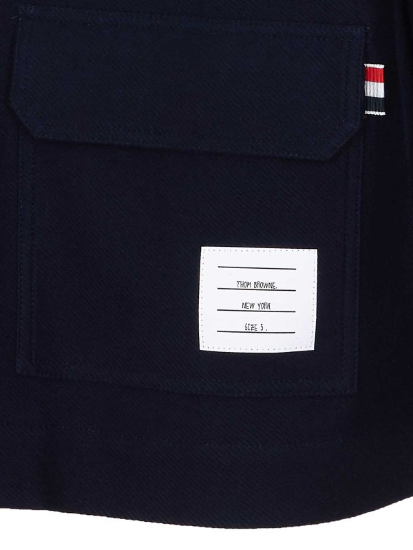 The Best Shops THOM BROWNE: Parkas - Parka - Blau