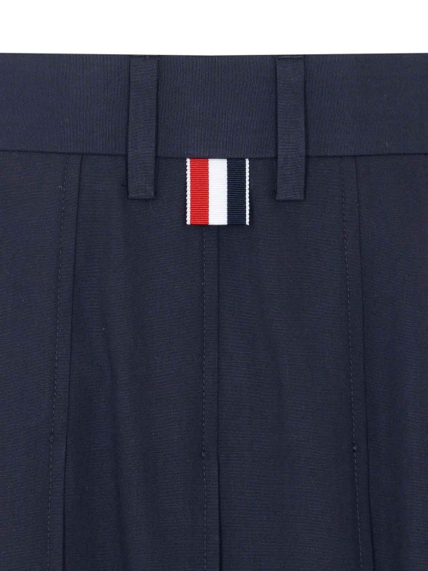 The Best Shops THOM BROWNE: minigonne - Minigonna blu