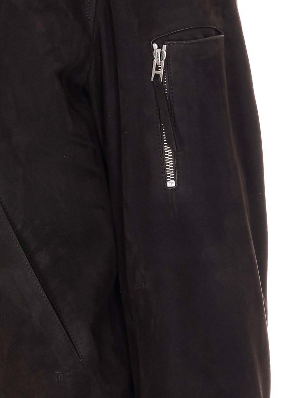 The Best Shops TOM FORD: leather jacket - Light Suede Jacket