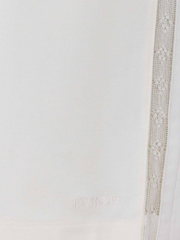 The Best Shops TWINSET: ニーレングスドレス - 膝丈ドレス - 白