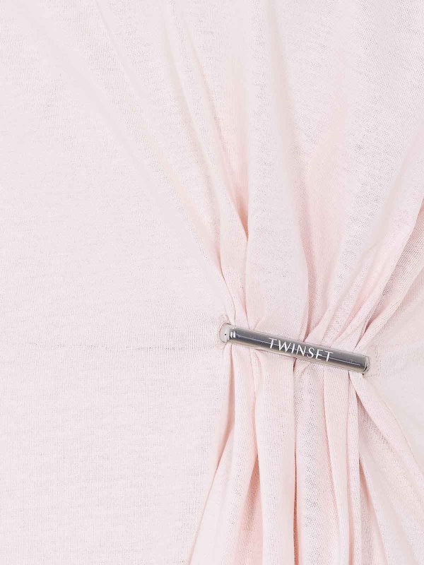 The Best Shops TWINSET: T-shirts - T-Shirt - Nude