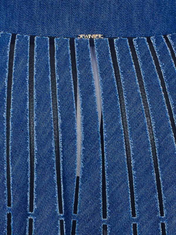 The Best Shops TWINSET: Knielange und Midi Röcke - Midirock - Blau