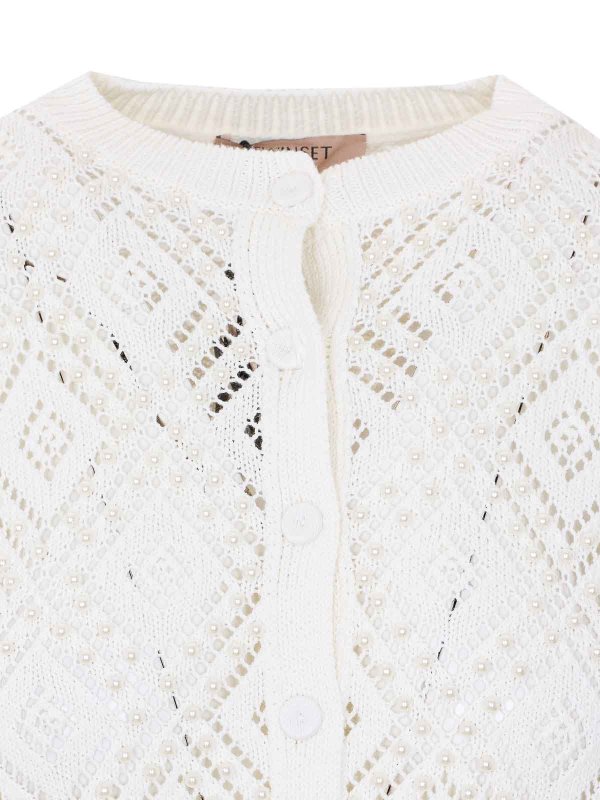カーディガン - 白 Replica 
online: TWINSET