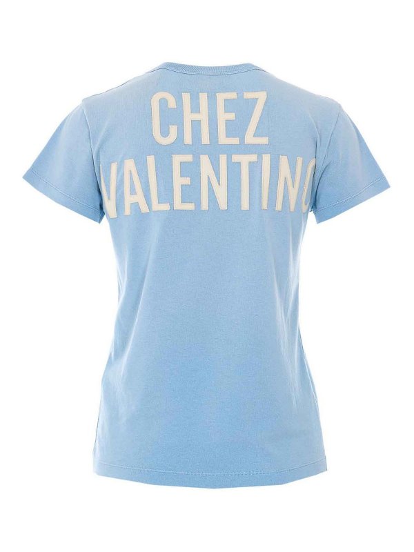 VALENTINO GARAVANI: Camisetas online - Camiseta - Azul