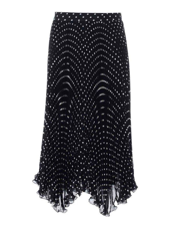 VALENTINO GARAVANI: ニーレングススカート＆ミディ丈 - 膝丈/ミディスカート - 黒