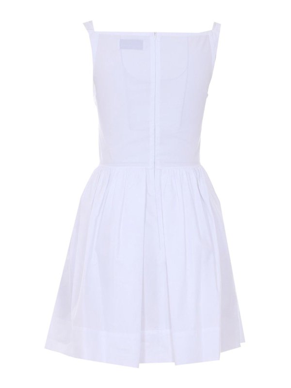 VIVIENNE WESTWOOD: ニーレングスドレス online - 膝丈ドレス - 白