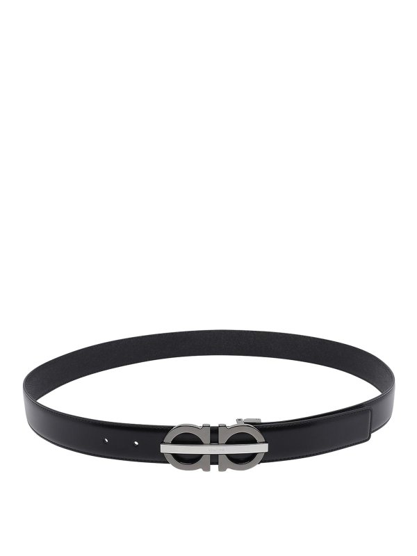 FERRAGAMO: Gürtel - Gürtel - Schwarz