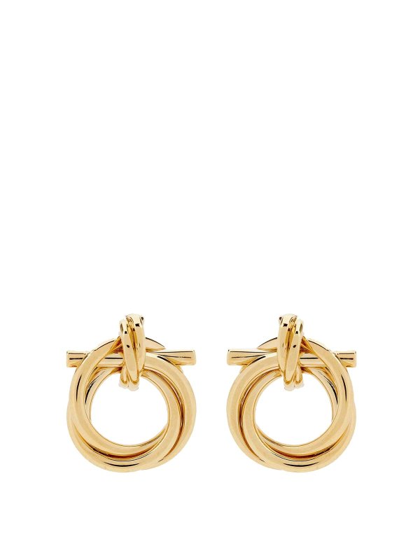 FERRAGAMO: Pendientes - Pendientes - Dorado