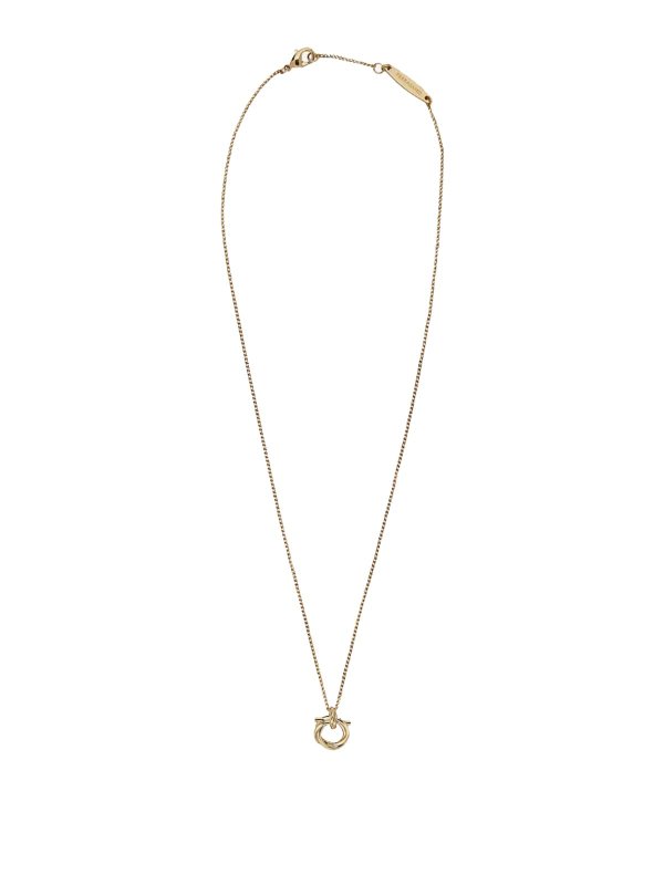 FERRAGAMO: Collier - Colliers - Or