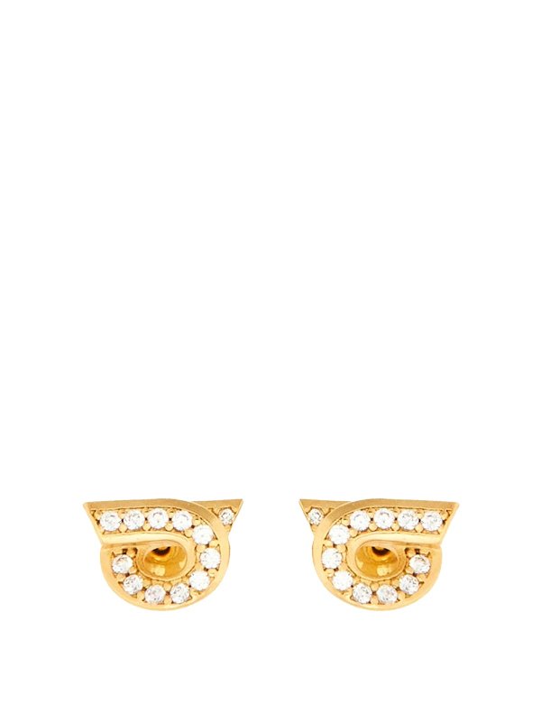 FERRAGAMO: Pendientes - Pendientes - Dorado