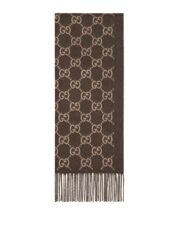 GUCCI: scarves - Brown Scarf