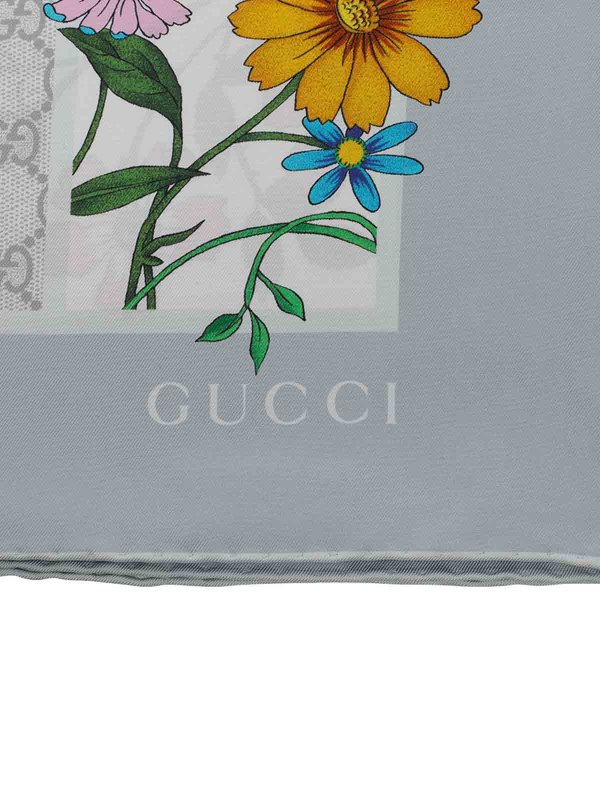 GUCCI: scarves online - Grey Scarf
