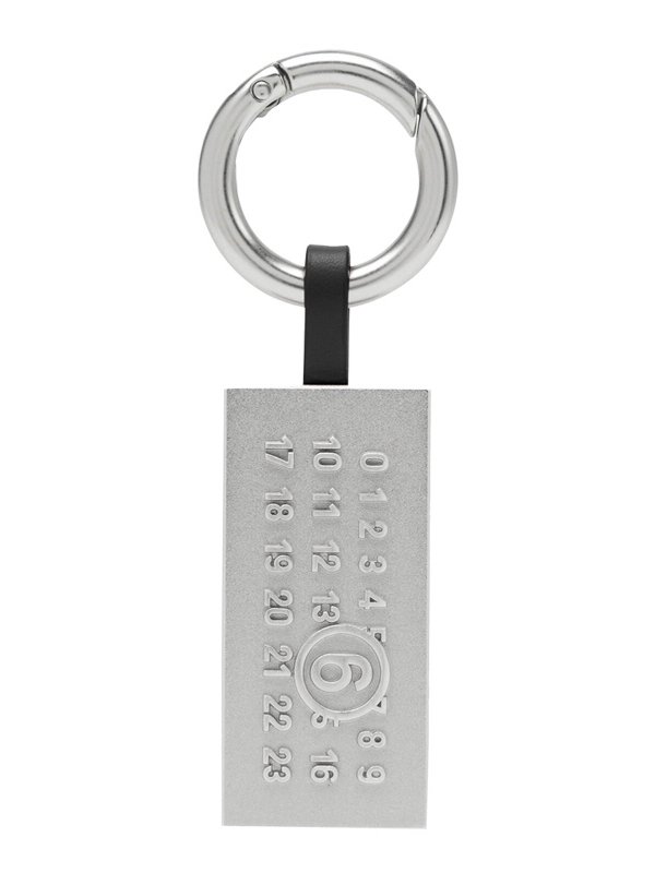 MM6 MAISON MARGIELA: キーホルダー - キーホルダー - 黒