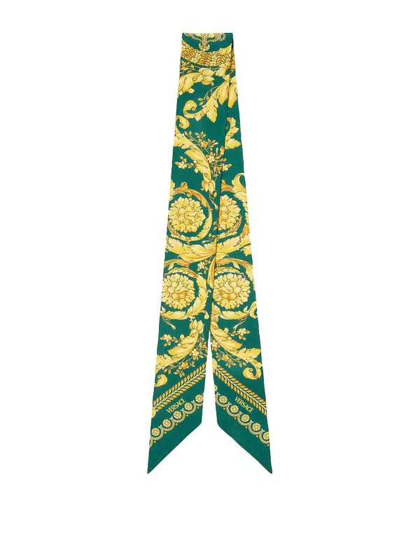 VERSACE: Corbatas y pajaritas - Corbata - Verde